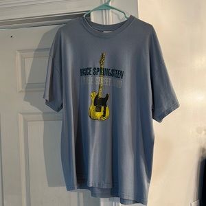 Bruce Springsteen XL T-Shirt. Light blue. Great condition.